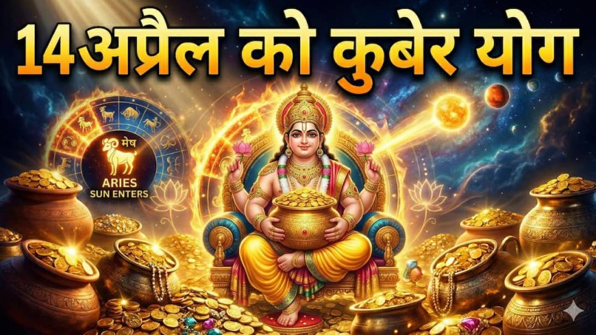 Kuber Yog 2026: 14 अप्रैल को बन रहा है दुर्लभ कुबेर योग, इन राशियों पर होगी धन वर्षा!