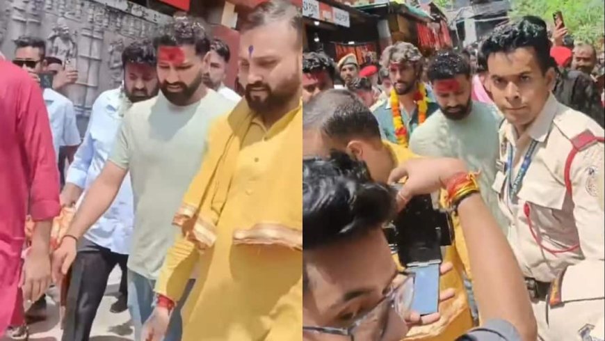 MI की हार के बाद रोहित शर्मा ने मां कामाख्या देवी मंदिर के किए दर्शन, तिलक भी आए नजर; जीत की मांगी दुआ