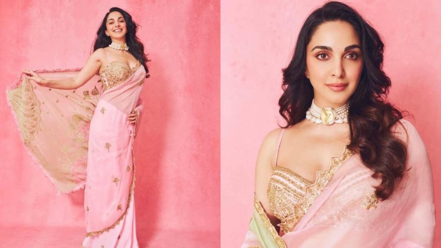 Kiara Advani Saree Look: पिंक साड़ी में कियारा ने ढाया कहर, बला की खूबसूरती देख फैंस हुए दीवाने; नजरें हटाना हुआ मुश्किल