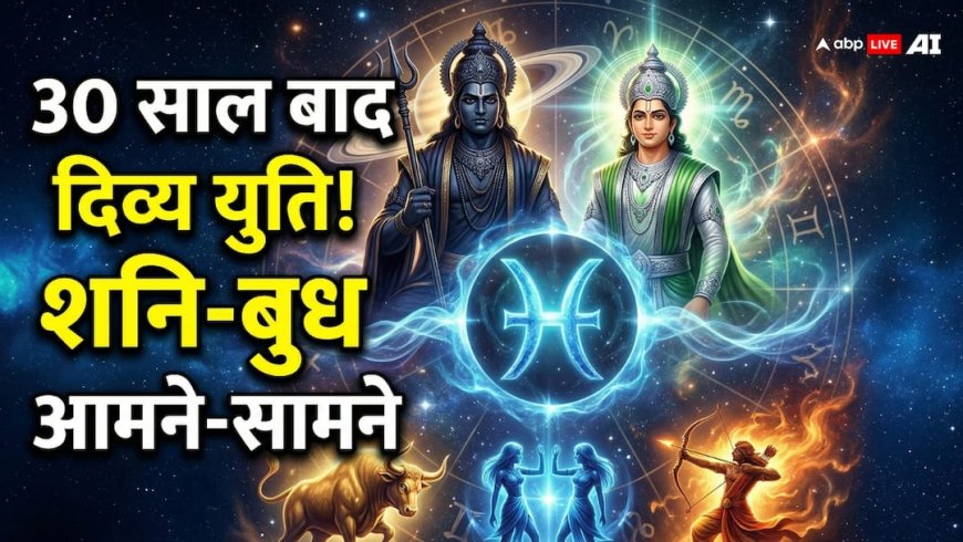 30 साल बाद शनि-बुध की दुर्लभ युति, करियर और फाइनेंस पर असर! 3 राशियों को संभावित लाभ