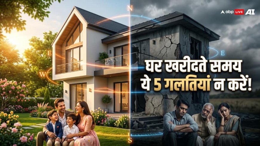 घर खरीदने वाले लोग वास्तु से जुड़ी 5 बड़ी गलतियां करते हैं, जानिए उन्हें ठीक करने का सही तरीका?