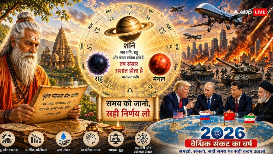 World War 3 Signs: 2026 में दुनिया क्यों जल रही है? पाराशर ऋषि की भविष्यवाणी और महायुद्ध का खौफनाक कनेक्शन!