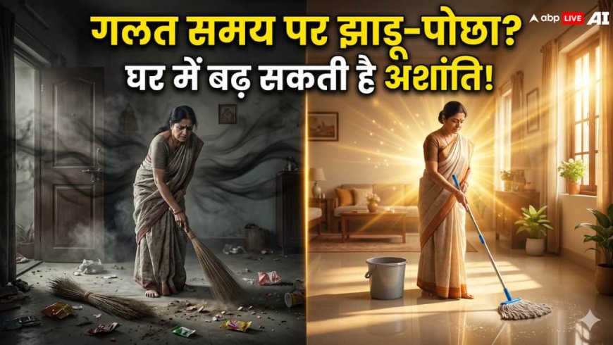 घर में कलह की वजह बन सकता है झाड़ू-पोछा लगाने का गलत समय, जानिए सही नियम?