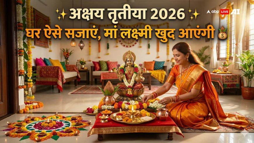 अक्षय तृतीया 2026 से पहले लक्ष्मी पूजन के लिए घर की ऐसे करें तैयारी? अपनाएं आसान टिप्स
