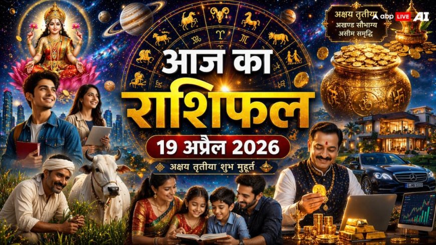 Aaj Ka Rashifal: अक्षय तृतीया पर 100 साल बाद महासंयोग, इन राशियों पर बरसेगी मां लक्ष्मी की कृपा. देखें अपना राशिफल