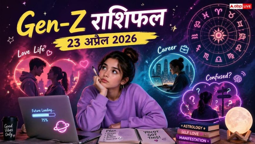 Gen-Z राशिफल 23 अप्रैल 2026: गजकेसरी योग से किसकी लाइफ में आएगा 'Love Twist' और किसे मिलेगा 'Career Boost'?
