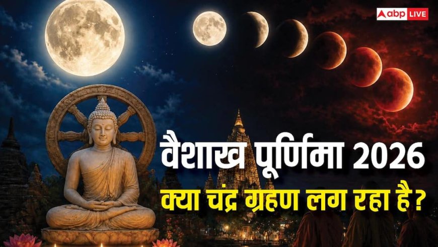 Purnima Chandra Grahan 2026: वैशाख पूर्णिमा पर चंद्र ग्रहण लगेगा क्या, बुद्ध जयंती पर ग्रहण की चर्चा क्यों ?