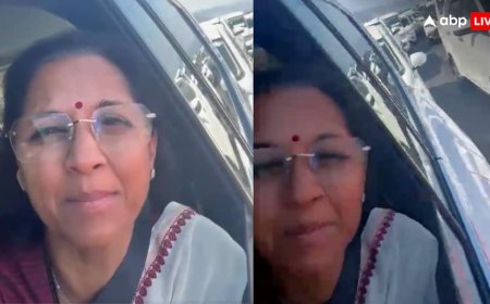 मुंबई-पुणे एक्सप्रेसवे पर लंबे ट्रैफिक जाम में फंसी सुप्रिया सुले, वीडियो बनाकर अन्य लोगों की बात, कहा- ‘2 घंटे बीत चुके हैं’