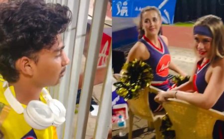 IPL 2026: चीयरलीडर को छेड़ रहा था CSK फैन, विदेशी महिला ने यूं कर दी बोलती बंद; वीडियो वायरल