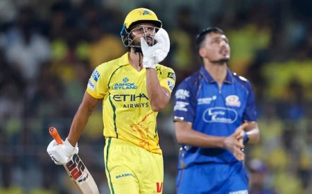 MI की एक और शर्मनाक हार, अब प्लेऑफ से बाहर! चेपॉक में CSK ने 8 विकेट से धो डाला