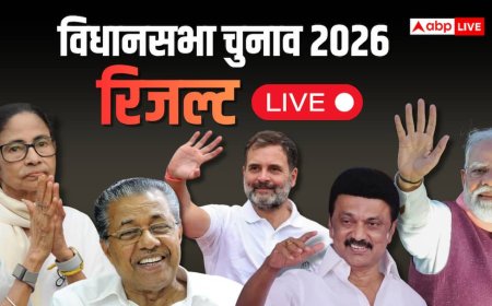 Election Results 2026 LIVE: बंगाल-तमिलनाडु समेत 5 राज्यों में वोटों की गिनती शुरू, थोड़ी देर में आएगा पहला रुझान