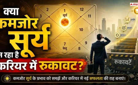 Astrology: क्या कुंडली में सूर्य बदल सकता है आपका भाग्य? जानिए मजबूत सूर्य से कैसे मिलती है सफलता, सम्मान और ऊंचा पद
