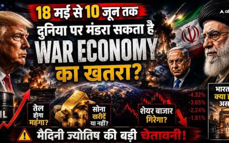 ईरान-अमेरिका तनाव से क्या महंगा होगा पेट्रोल और सोना? 18 मई से 10 जून तक क्यों बढ़ी दुनिया की चिंता, मैदिनी ज्योतिष ने दिए बड़े संकेत