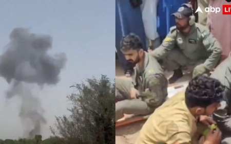 Video: पाकिस्तान एयरफोर्स का चीनी फाइटर जेट JF-17 क्रैश, पैराशूट के सहारे जान बचाते नजर आए पायलट