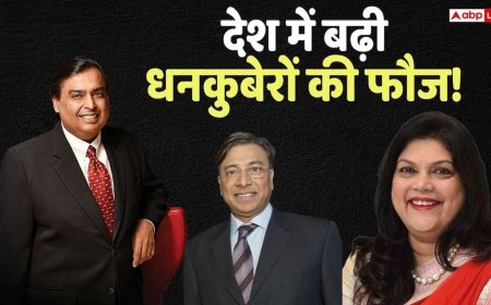 Indian Billionaires: भारत में अमीरों की संपत्ति में रिकॉर्ड तोड़ बढ़ोतरी, मिले 26 नए अरबपति, जानें अब कितनी हो गई संख्या