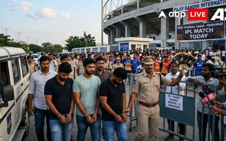 Telangana News: IPL टिकटों की कालाबाजारी पर बड़ा एक्शन, हैदराबाद में बड़े रैकेट का भंडाफोड़, 4 गिरफ्तार