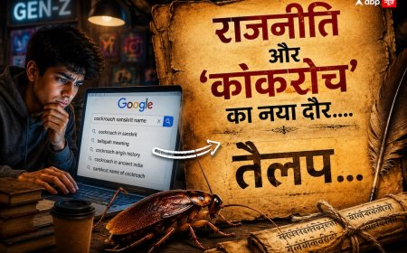 कॉकरोच जनता पार्टी की चर्चा के बीच अचानक क्यों बढ़ गई ‘कॉकरोच’ की खोज? संस्कृत में इसका नाम जानकर चौंक जाएंगे!