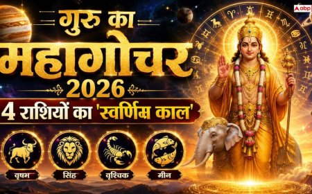 Guru Gochar 2026: कर्क राशि में गुरु का गोचर, 2 जून से शुरू होगा इन 4 राशियों का स्वर्णिम काल, क्या आपकी राशि है शामिल?