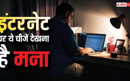 इंटरनेट पर ये चीजें देखना है मना, घर से उठाकर ले जा सकती है पुलिस