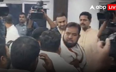Hyderabad Congress: हैदराबाद में कांग्रेस समीक्षा बैठक के दौरान भिड़े दो नेता, गांधी भवन में मचा हंगामा