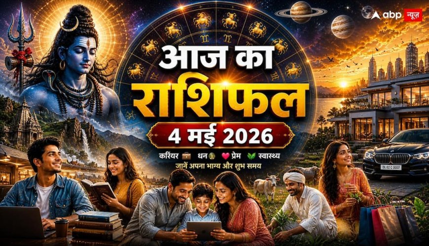 Aaj Ka Rashifal 4 May: मेष में बुधादित्य योग और वृश्चिक का चंद्रमा, आज इन राशियों पर होगी धन की वर्षा; जानें अपना शुभ रंग और अंक