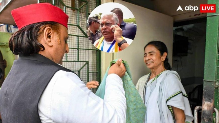बंगाल में TMC की हार के बाद ममता बनर्जी से मिले अखिलेश यादव, दिलीप घोष बोले- उनके दिमाग में...