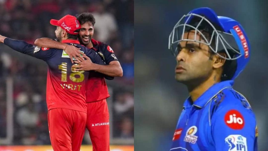 RCB के सामने MI का टॉप ऑर्डर ढेर, सूर्यकुमार यादव 'जीरो' तो भुवनेश्वर कुमार रहे 'हीरो'