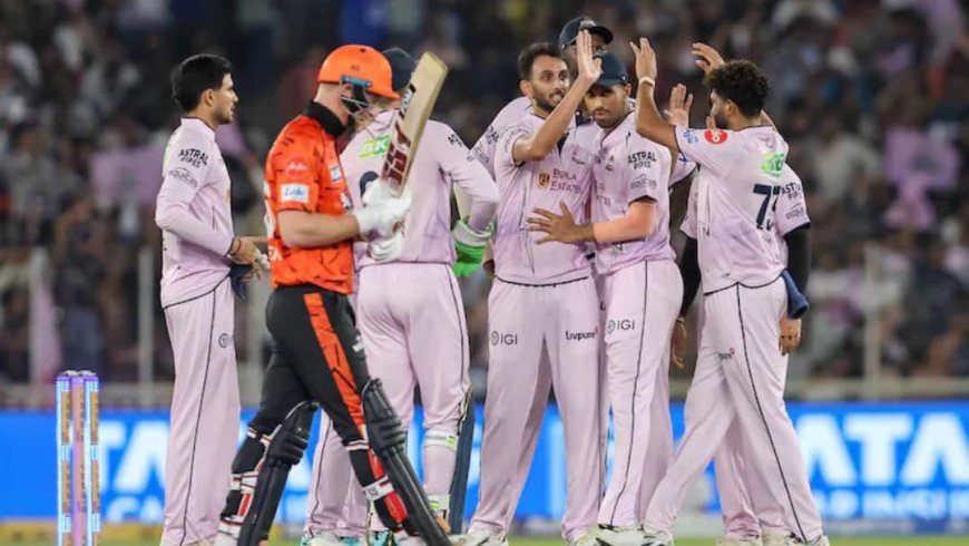 गुजरात टाइटंस के नाम IPL की सबसे बड़ी जीत, SRH को हराकर रचा इतिहास, सुदर्शन-रबाड़ा चमके