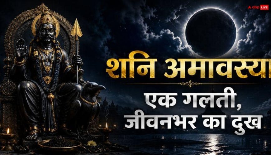 Shani Amavasya 2026: ज्येष्ठ अमावस्या पर फुल पावर में रहेंगे शनि देव, न करें ये काम, सालभर रहेंगे परेशान!
