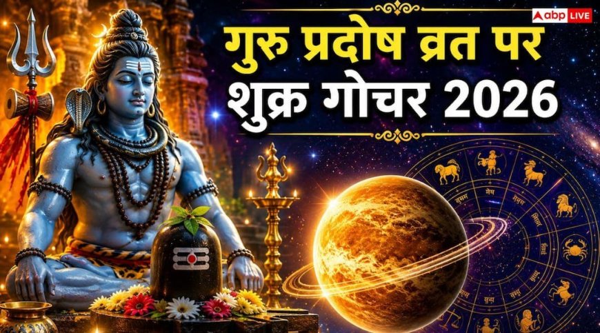 Shukra Gochar 2026: गुरु प्रदोष व्रत पर शुक्र गोचर का संयोग, खोलेगा इन राशियों के भाग्य