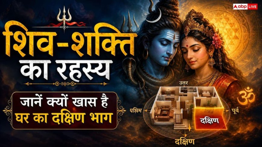 Vastu Shastra: घर की दक्षिण दिशा से है शिव-शक्ति का नाता, जानें भारी रखने का वैज्ञानिक सच