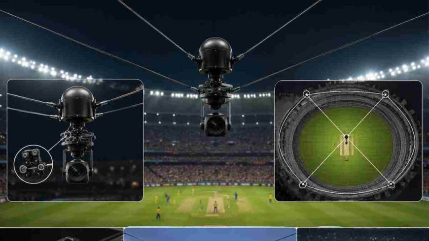 IPL में खिलाड़ियों के सिर के ऊपर उड़ता Spidercam आखिर कैसे करता है काम? जानिए इस हाईटेक कैमरे का पूरा खेल