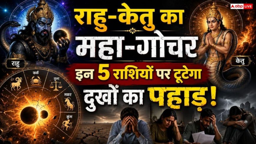 Rahu-Ketu Transit 2026: राहु-केतु की चाल बदलेगी देश-दुनिया का हाल, कर्क और कुंभ समेत इन राशियों के लिए है चेतावनी