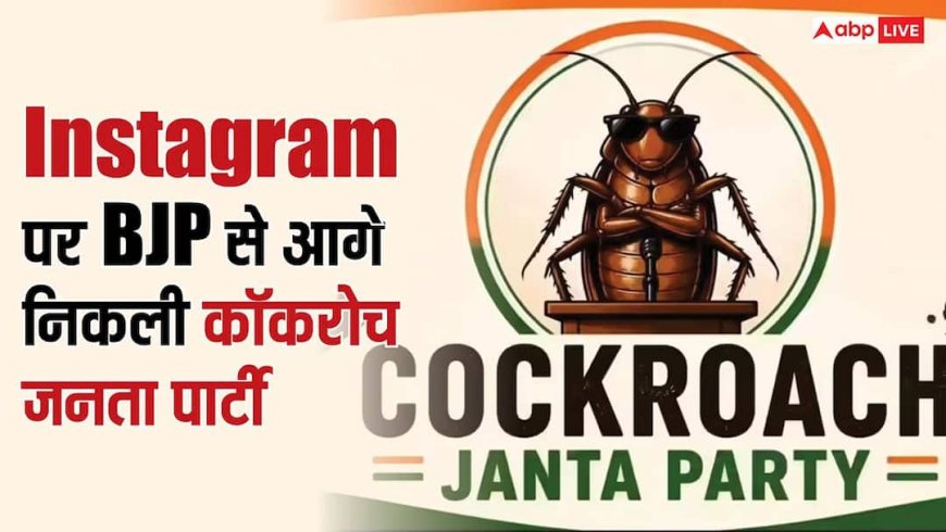 25000 से आगाज और 4 दिन में 14 मिलियन पार, इंस्टाग्राम पर BJP को 'पंजा' मारकर आगे निकली Cockroach Janata Party