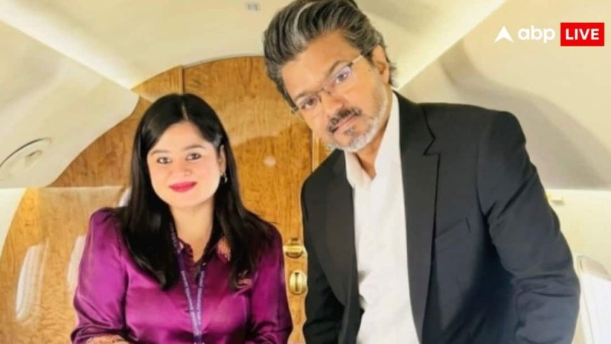 'थलापति' को देख खुद को नहीं रोक पाई एयर होस्टेस', ऐसा क्या लिखा, रातोंरात वायरल हो गई