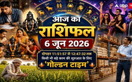 Aaj Ka Rashifal 6 June 2026: सुबह 10:03 तक ऐन्द्र योग का साया, जानें अपनी राशि के लिए भाग्य बदलने वाला 'सटीक समय
