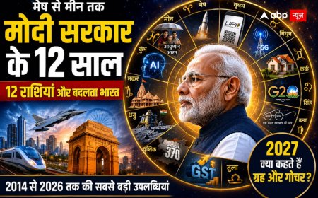 मोदी सरकार के 12 साल, 12 राशियां, 12 बड़े फैसले...ऐसे शायद आपने पहले कभी नहीं समझा होगा