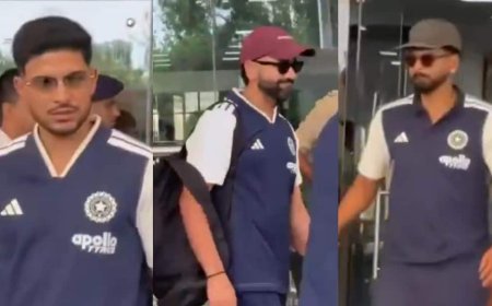 टीम इंडिया की नई जर्सी... IND vs AFG पहले वनडे के लिए धर्मशाला पहुंचे भारतीय खिलाड़ी, देखें वीडियो