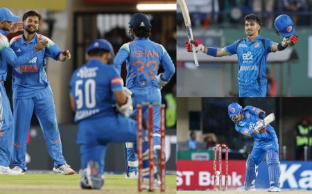 Highlights: अफगानिस्तान 194 पर ढेर, गुरबाज ने जड़ा सबसे तेज शतक; डेब्यू मैच में गुरनूर और हर्ष ने लिए 3-3 विकेट