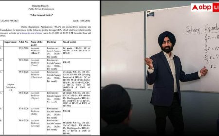 HPPSC Assistant Professor Recruitment 2026: हिमाचल में असिस्टेंट प्रोफेसर बनने का मौका, हिमाचल लोक सेवा आयोग ने निकाली 373 पदों पर भर्ती