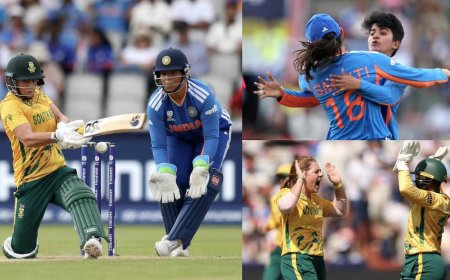 IND-W vs SA-W Highlights: जीती हुई बाजी हारा भारत, मारिजाने कैप ने दक्षिण अफ्रीका को दिलाई जीत; कांटे का हुआ मुकाबला
