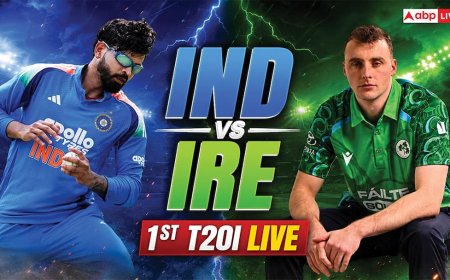 IND vs IRE 1st T20I Live Score: गुच्छे में गिर रहे आयरलैंड के विकेट, चौथे ओवर में 3 बल्लेबाज आउट; हर्षित को मिली दूसरी सफलता