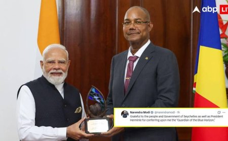'इस सम्मान को आदरपूर्वक स्वीकार...', सेशेल्स के सर्वोच्च सम्मान मिलने पर आया PM मोदी का रिएक्शन