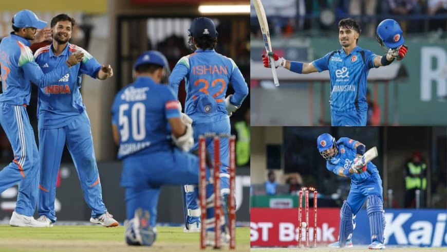 Highlights: अफगानिस्तान 194 पर ढेर, गुरबाज ने जड़ा सबसे तेज शतक; डेब्यू मैच में गुरनूर और हर्ष ने लिए 3-3 विकेट