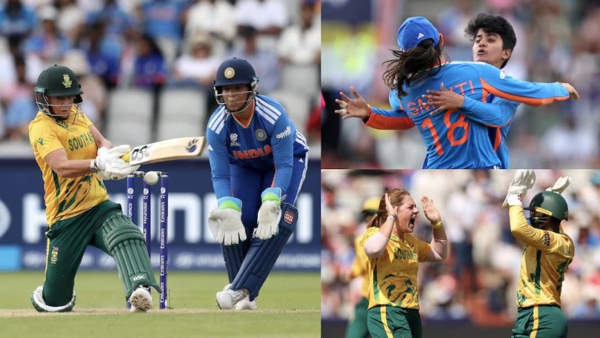 IND-W vs SA-W Highlights: जीती हुई बाजी हारा भारत, मारिजाने कैप ने दक्षिण अफ्रीका को दिलाई जीत; कांटे का हुआ मुकाबला
