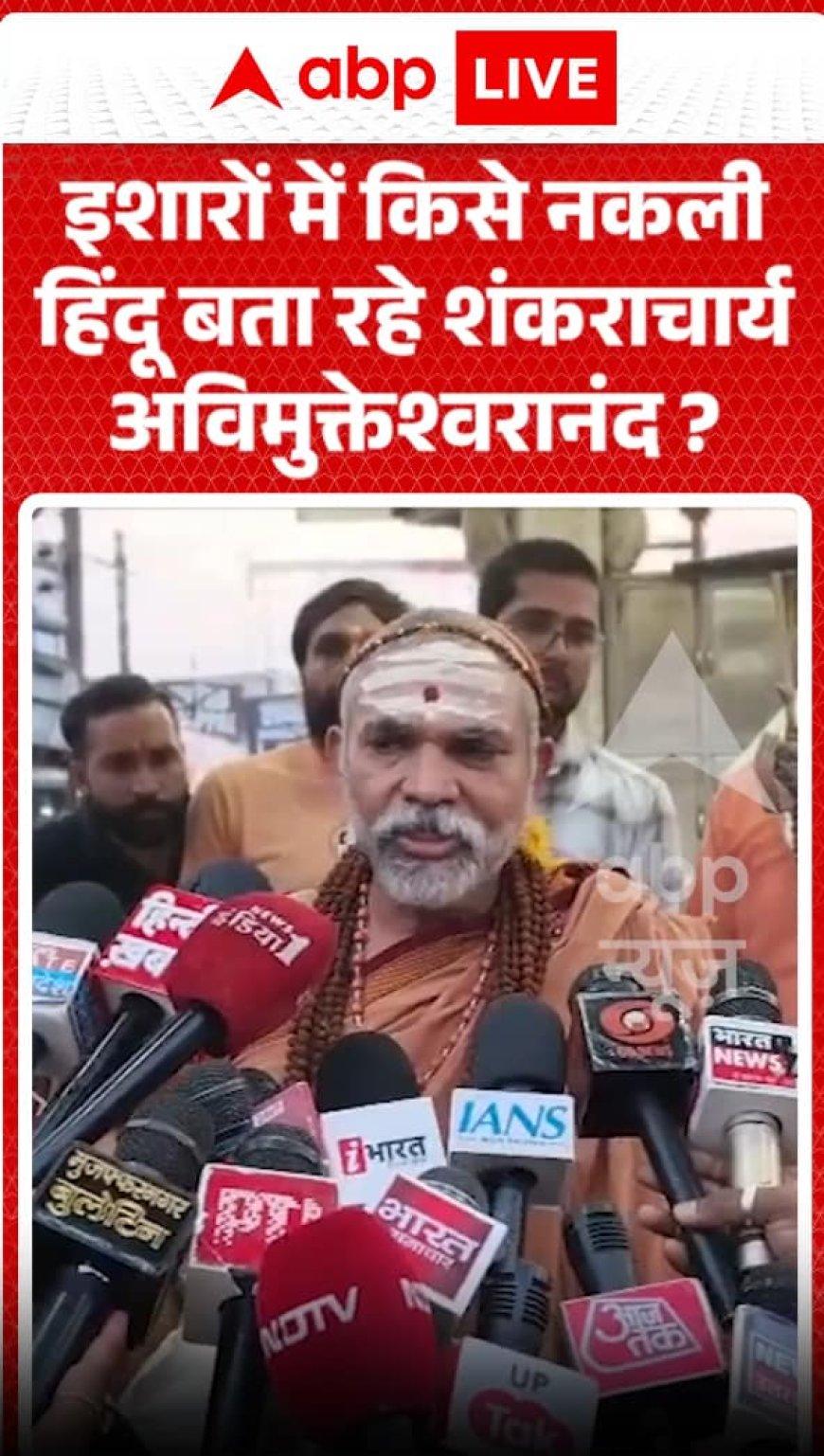 शंकराचार्य अविमुक्तेश्वरानंद किसे 'नकली हिंदू' कह रहे हैं?