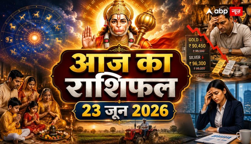 Aaj Ka Rashifal 23 June 2026: आज शाम 03:52 से 05:37 तक भूलकर भी न करें ये 3 काम, वरना होगा भारी नुकसान; निवेश से पहले पढ़ें राशिफल!