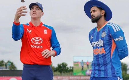 IND vs ENG 4th T20: श्रेयस अय्यर ने जीता टॉस, भारत की प्लेइंग इलेवन में 2 बदलाव; संजू सैमसन को नहीं मिला मौका