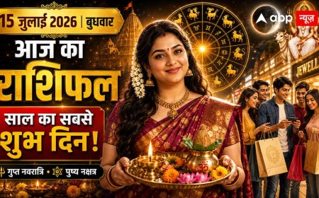 Aaj Ka Rashifal 15 July 2026: आज साल का सबसे शुभ दिन! गुप्त नवरात्रि, पुष्य नक्षत्र और गुरु पुष्य योग ने बदली इन राशियों की किस्मत