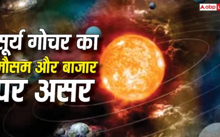 Surya Gochar 2026: सूर्य गोचर से बन रहे अशुभ योग, शेयर बाजार और मौसम पर कैसा रहेगा असर?